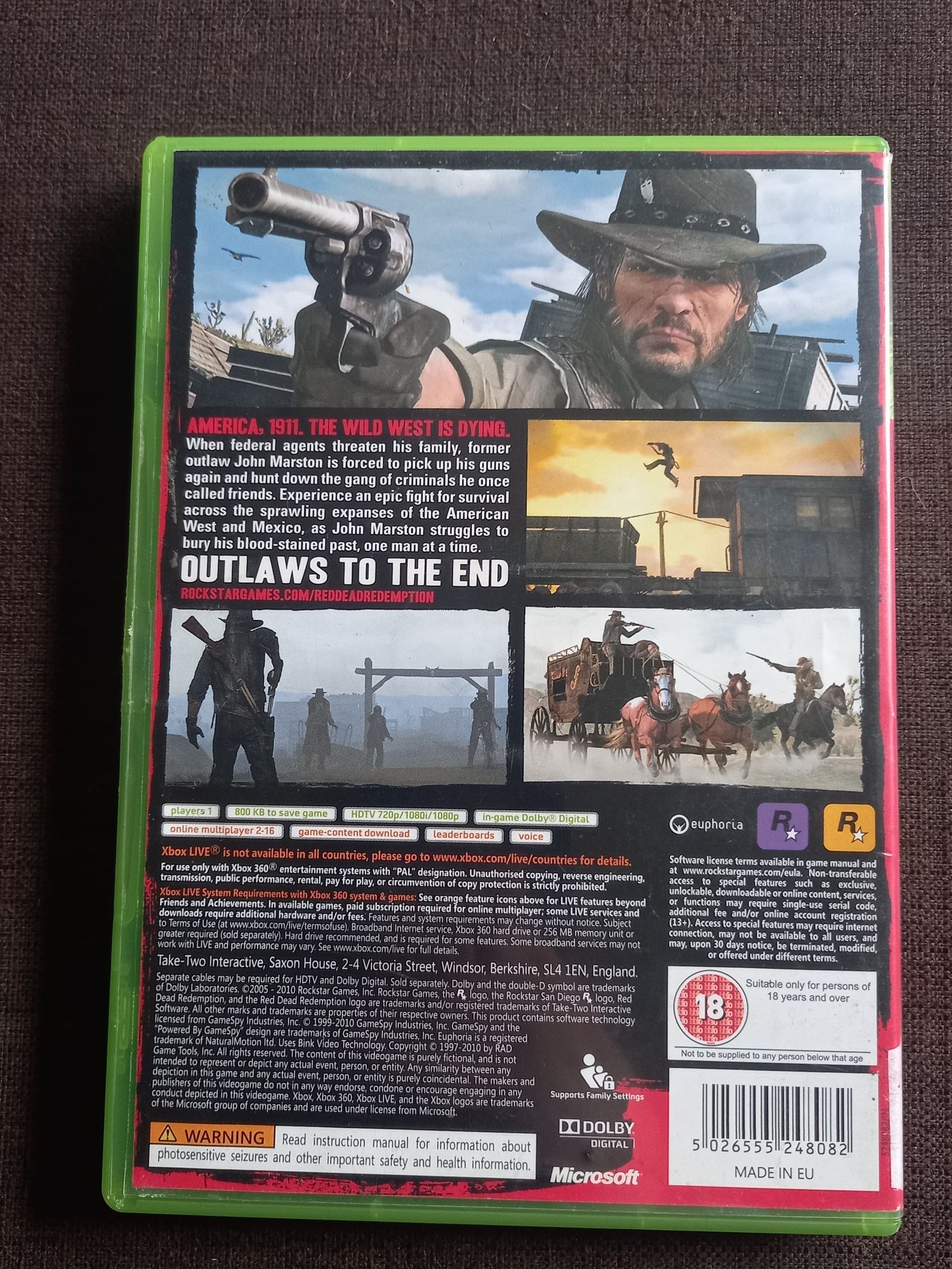 Gra Red Dead Redemption + mapa  na xbox 360