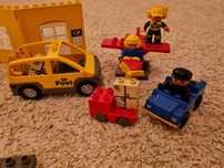 Lego Duplo Poczta 5638 i Poczta 4662+samolot+tor
