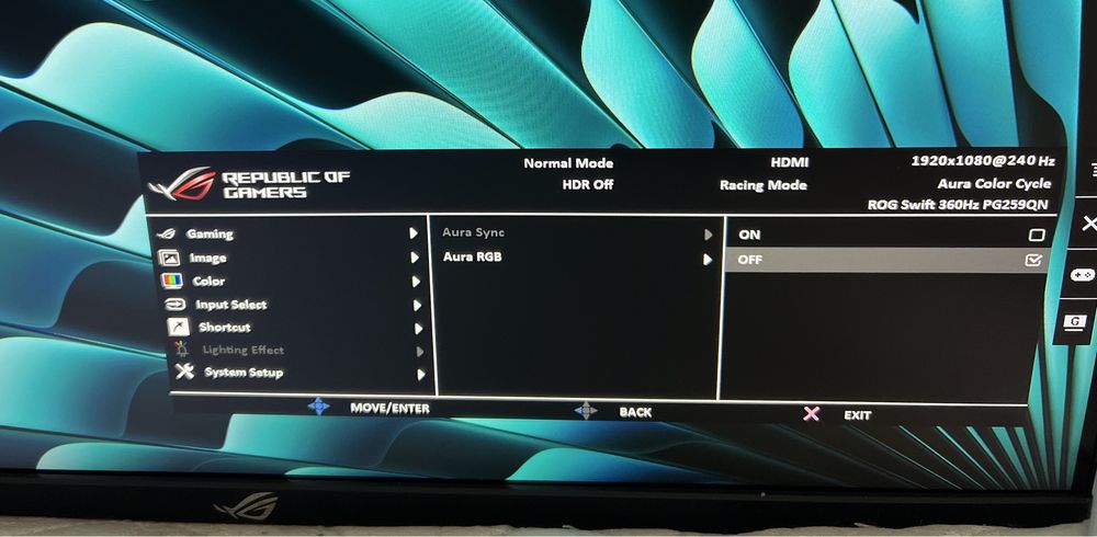 ASUS ROG Swift PG259QN 24.5” | 360Hz | Повний комплект