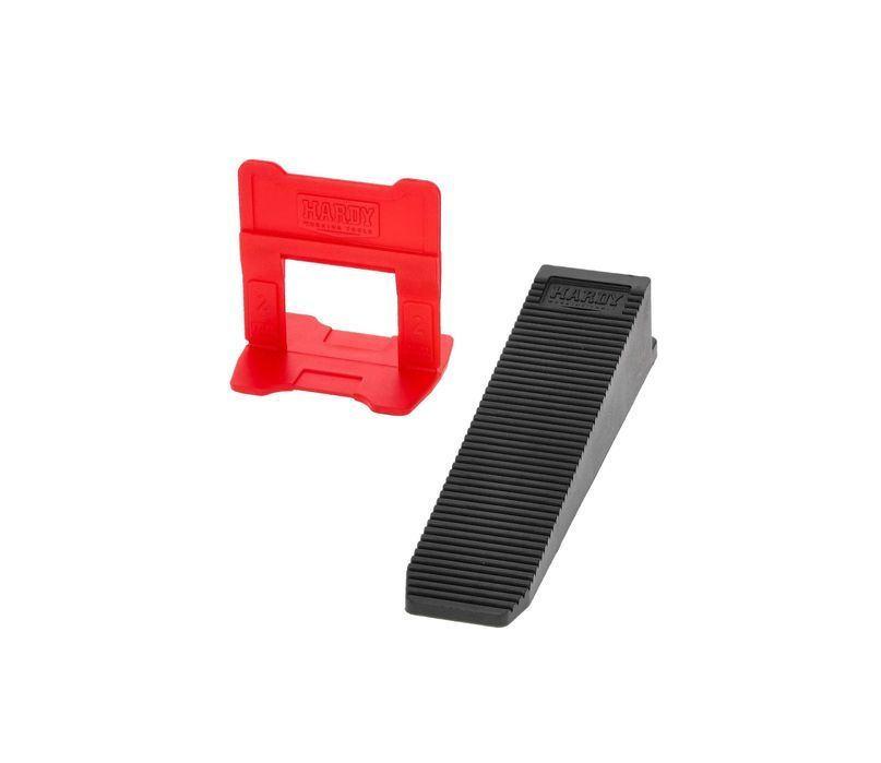 System do poziomowania płytek 2 mm Klipsy + Kliny 150 sztuk