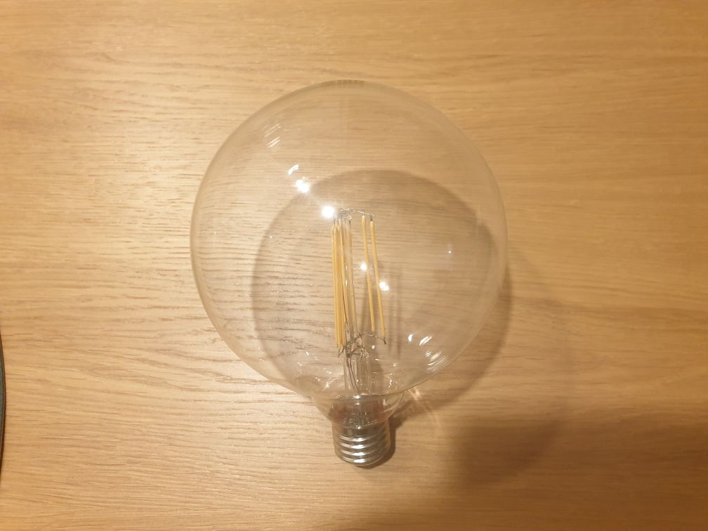 Żarówka LED E27 G120 KULA CLEAR 12W ciepła