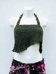 Crop top sweterkowy goblin fairy cosplay boho larp