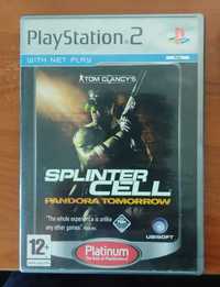 Jogo ps2 Splinter Cell Pandora Tomorrow, completo.