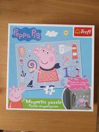 Puzzle Peppa magnetyczme na lodówkę 30 el.