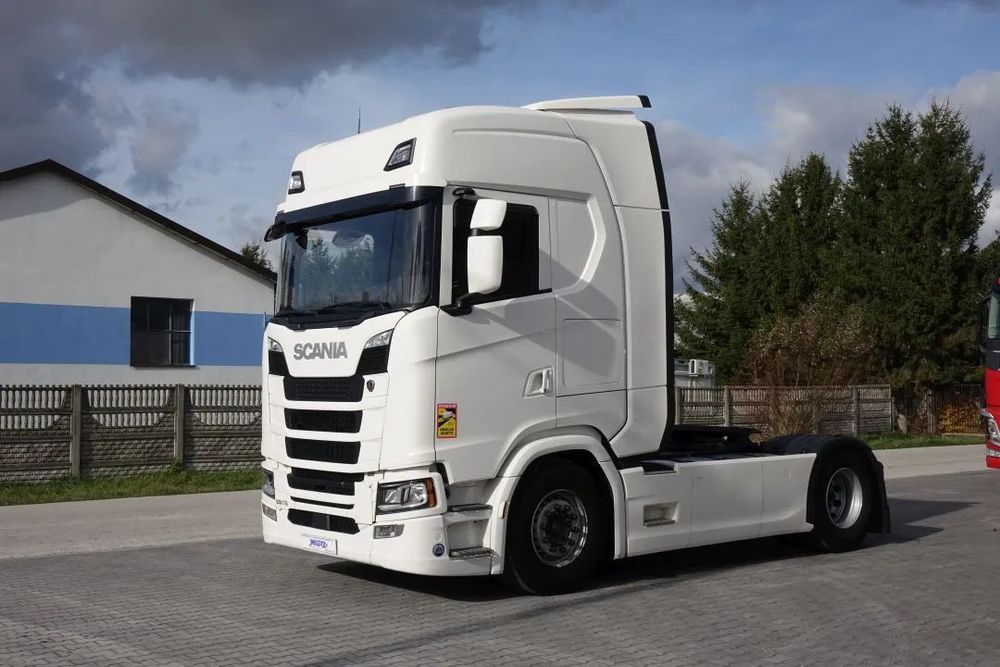 Scania S500 EURO 6 / STANDARD / AUTOMAT / RETARDER / LODÓWKA / FULL LED / KLIMA POSTOJOWA / 2 ZBIORNIKI  Sprowadzona / Serwisowana