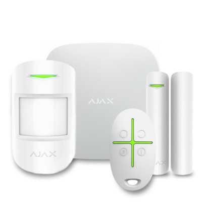Ajax StarterKit Black/White комплект бездротової сигналізації