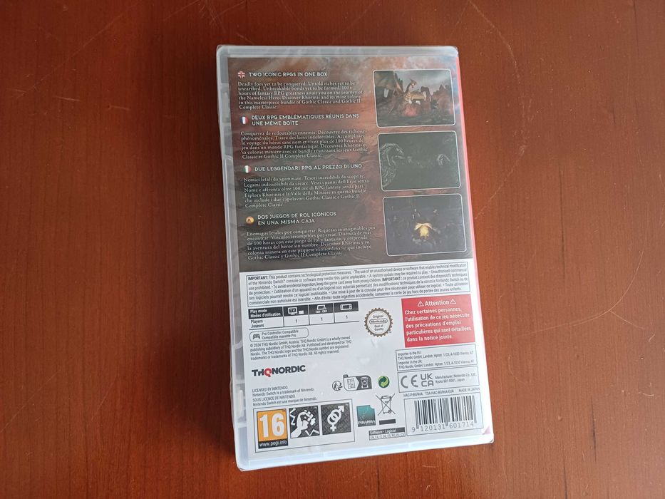 Gothic Khorinis Saga Nintendo switch Novo