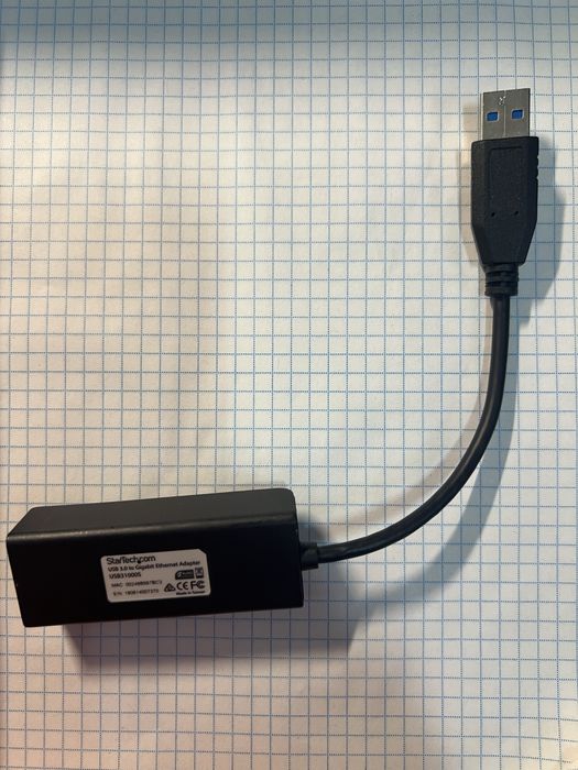 StarTech.com USB 3.0 to Gigabit Ethernet NIC Network Adapter