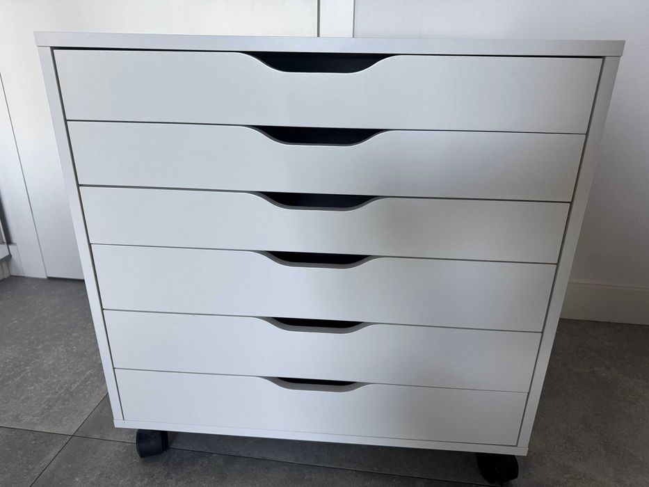 Komoda biurowa na kółkach z szufladami ALEX IKEA -stan bdb REZERWACJA