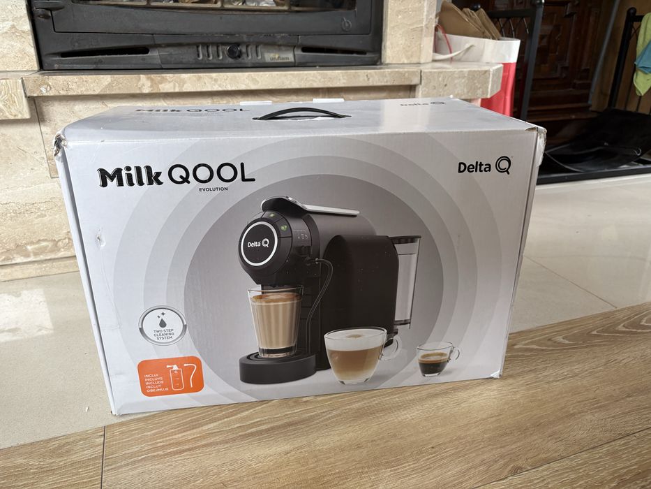 Ekspres kapsułkowy do kawy delta milkqool