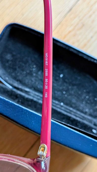 Damskie okulary VOGUE VO5167 - oprawki 50mm, soczewki do dali, etui