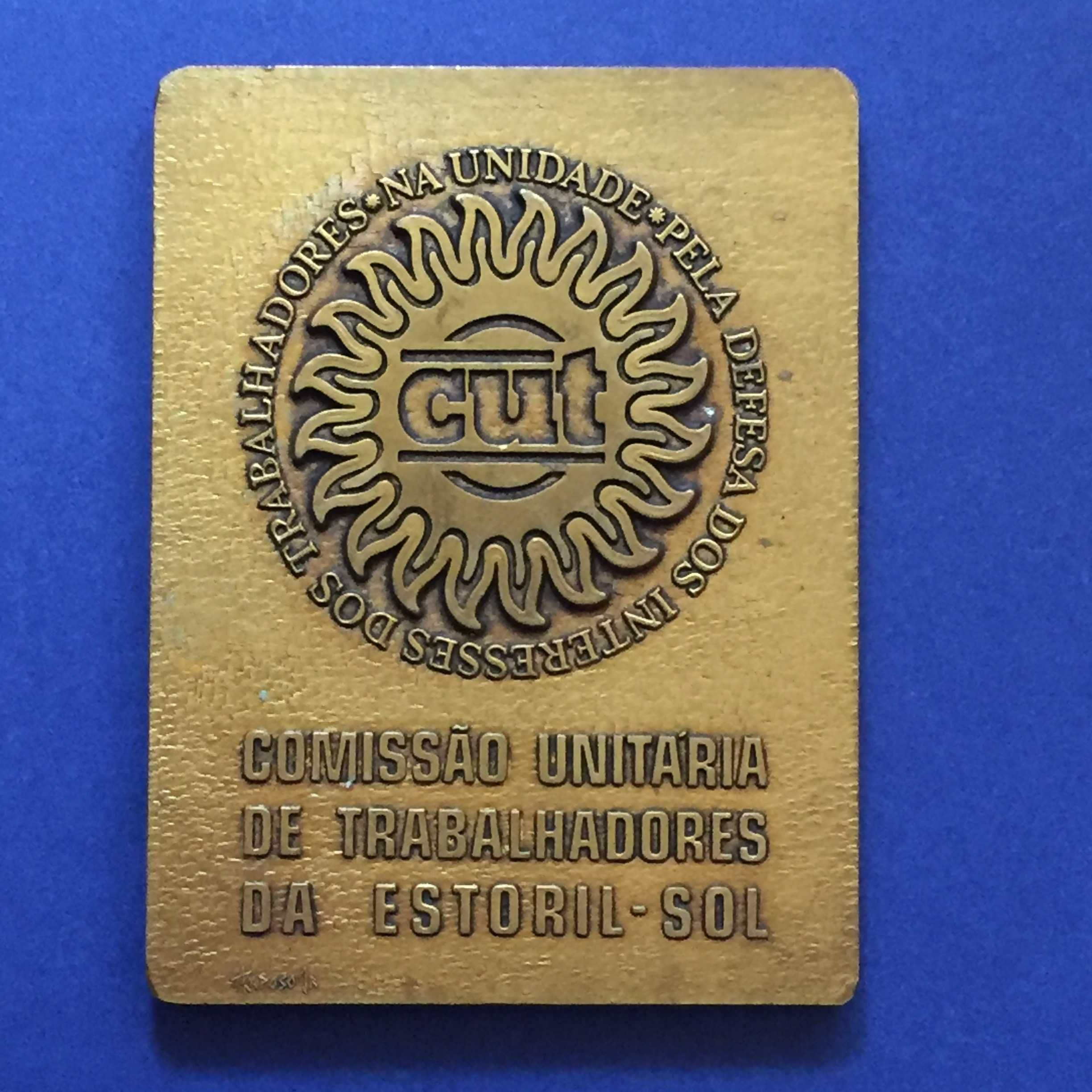 medalha Comissão de Trabalhadores da ESTORIL-SOL - 80x60mm