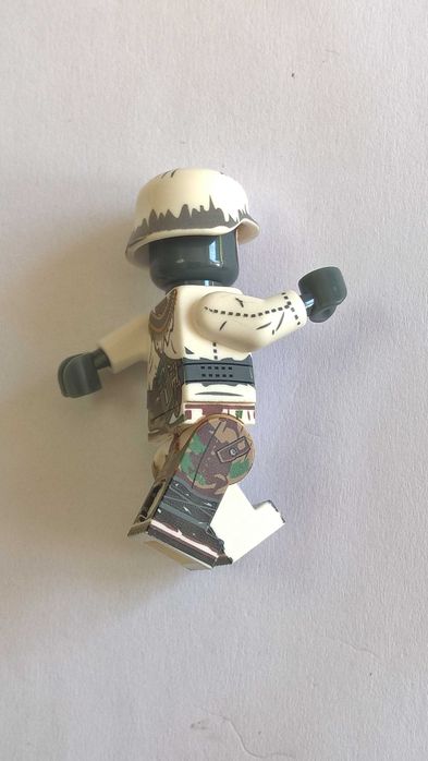 Figurka żołnierza niemieckiego 4 krotny nadruk WW2 kompatybilne z Lego