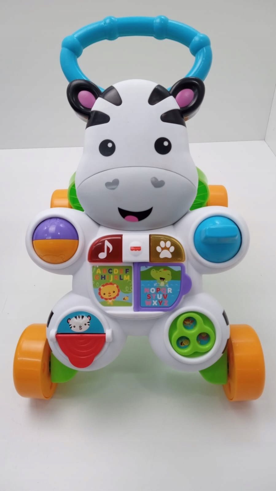 Fisher Price pchacz Jeździk Zebra j.francuski