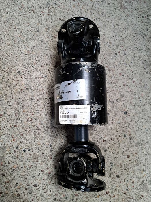 Wał kardana przegubowy 285mm GKN Manitou