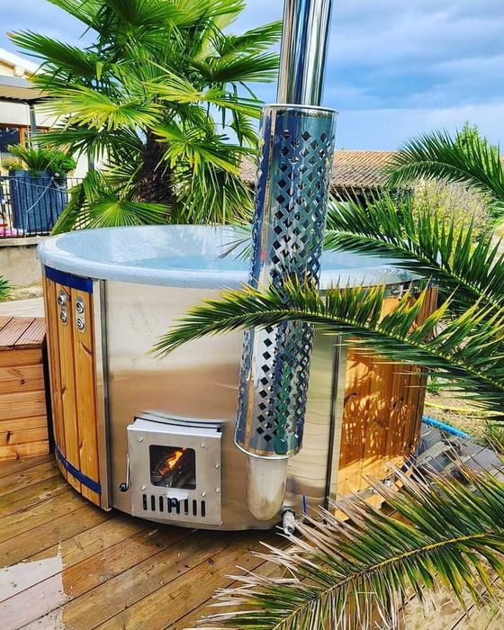 Balia ogrodowa RhinoTub 200 PREMIUM Jacuzzi Wanna z Hydromasażem Bania