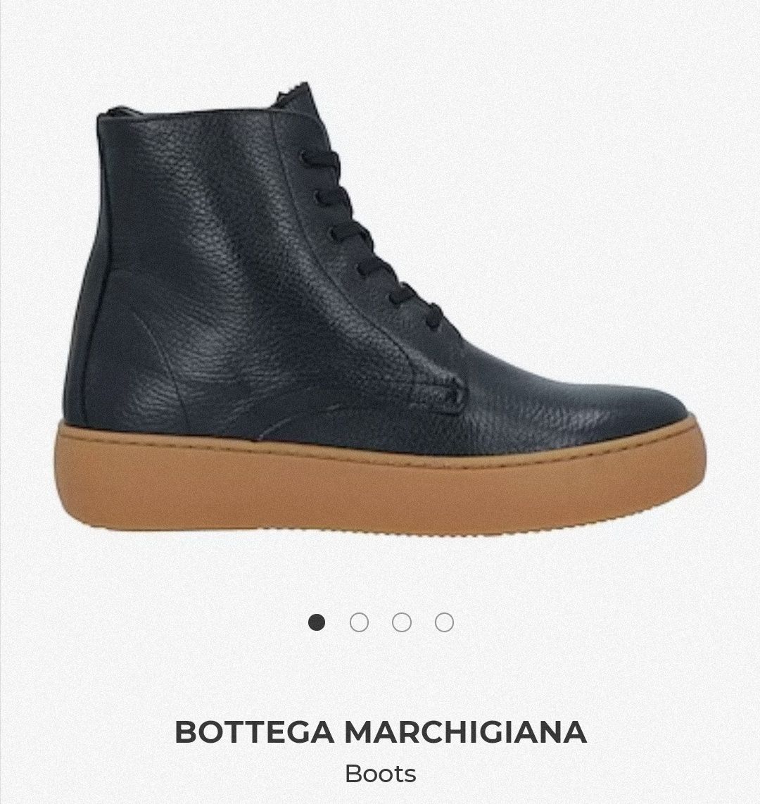 Шкіряні черевики Bottega Marchidiana