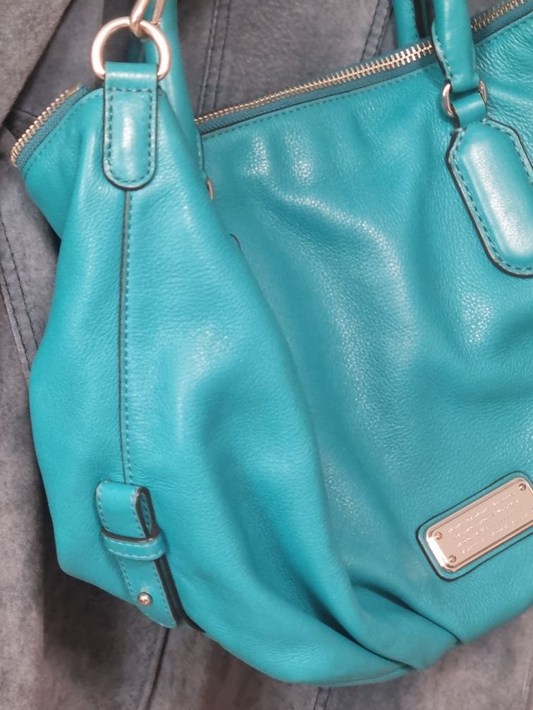 Marc Jacobs oryginalna skóra idealna pojemna a4