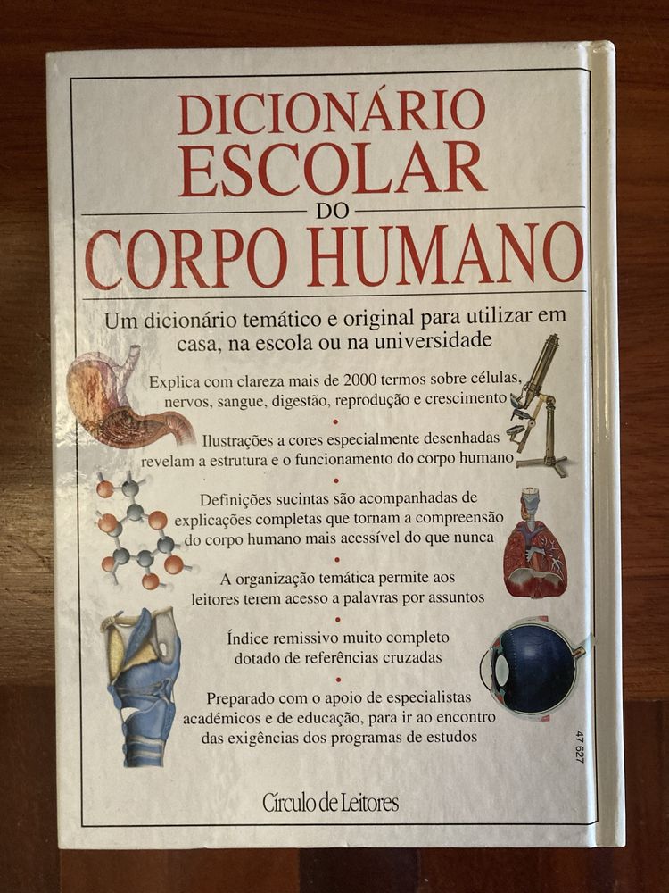 Dicionário escolar do corpo humano