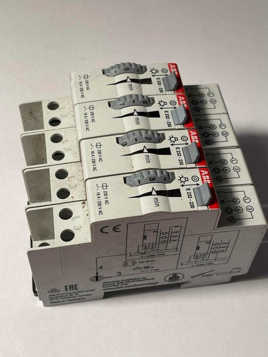 Реле времени Germany DIN Abb 1-7 минут E232-230 2300W