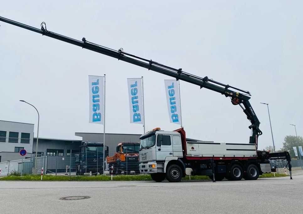 Самоскид MAN 33.464 Kipper 6x4 кран маніпулятор Hiab 400  19м  6700 кг