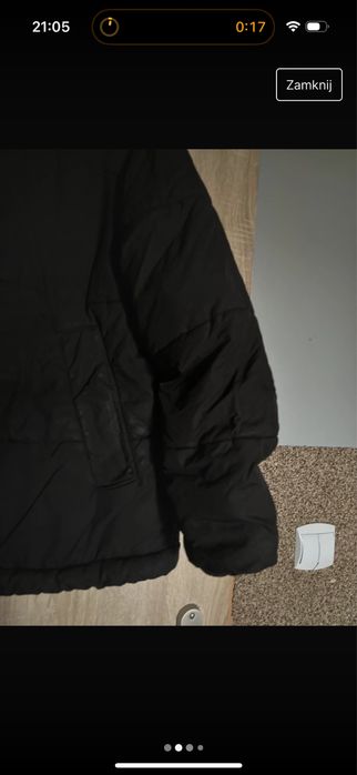 kurtka puchowa czarna