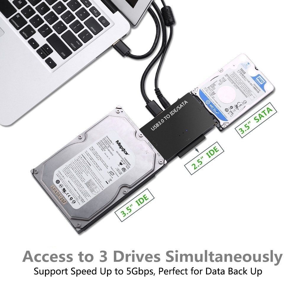 Адаптер переходник USB 3.0, HDD 2,5/3,5, SATA,dvd,SSD жёсткий диск IDE