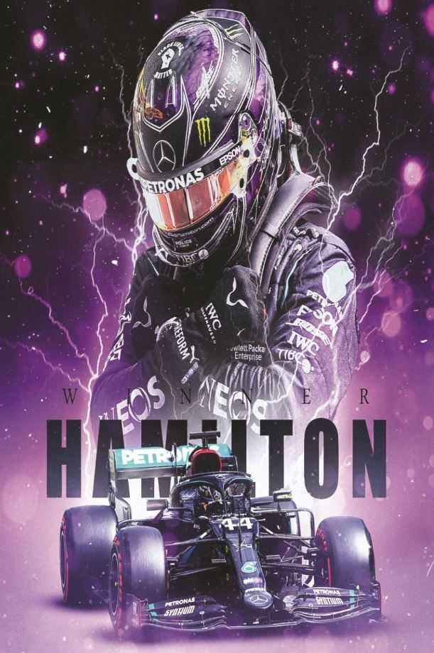 Plakat, Obraz na ścianę Lewis Hamilton 90x60 cm WZORY