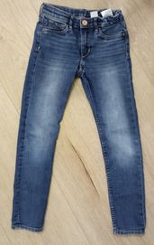 Jeansy dziewczęce Skinny fit Divided H&M 122