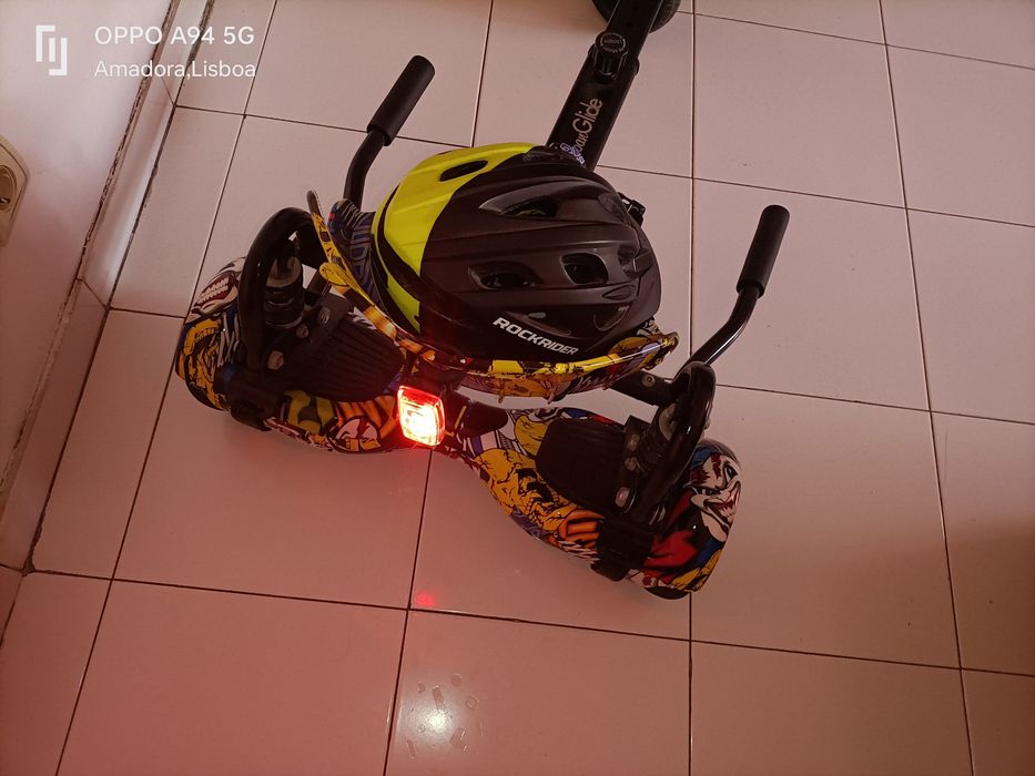 Hoverboard+kart como novo