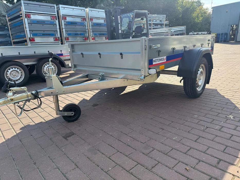 Niewiadów Przyczepa Niewiadów N421U 204x138x35cm 1 oś 750kg burty boczne 2mm Częstochowa MOTOMUS dostawa pod dom  Centrum Przyczep MOTOMUS Częstochowa