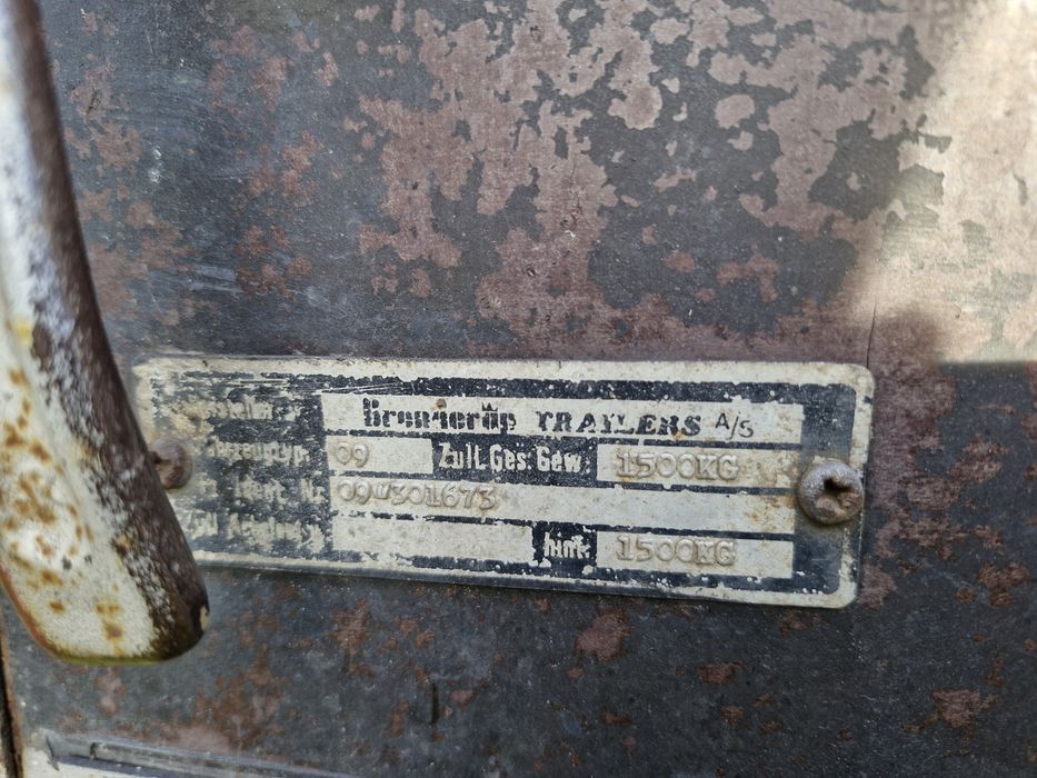 Przyczepa Branderup dwuosiowa dmc 1500kg
