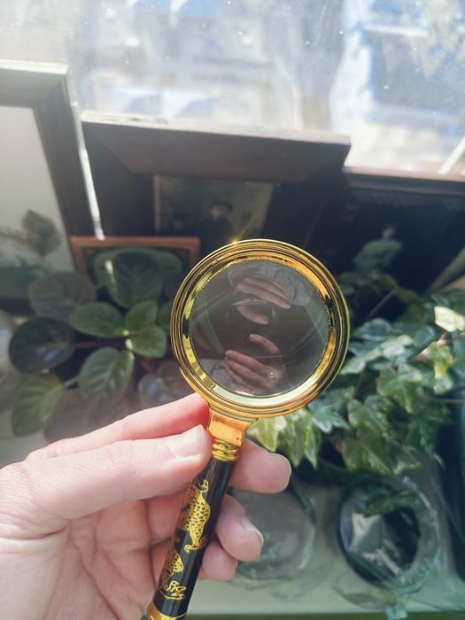 Лупа увеличительная винтажная