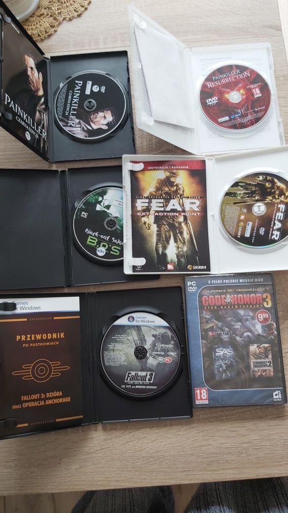 Gry na PC Painkiller, Fallout 3, BOS, Fear