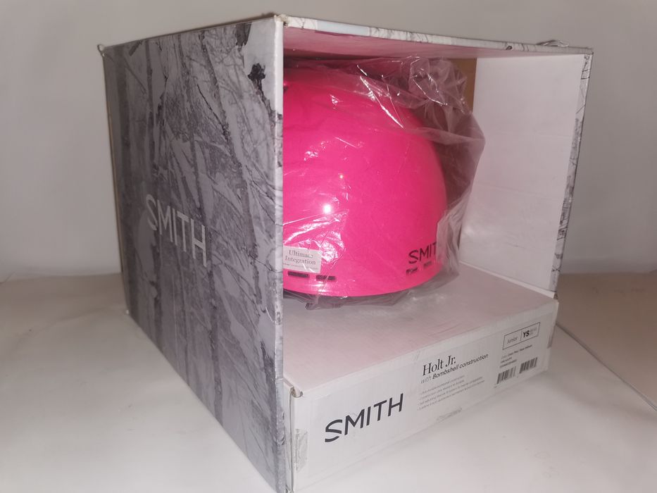 Kask Smith Junior piękny różowy nowy rozmiar YS 48-53 cm