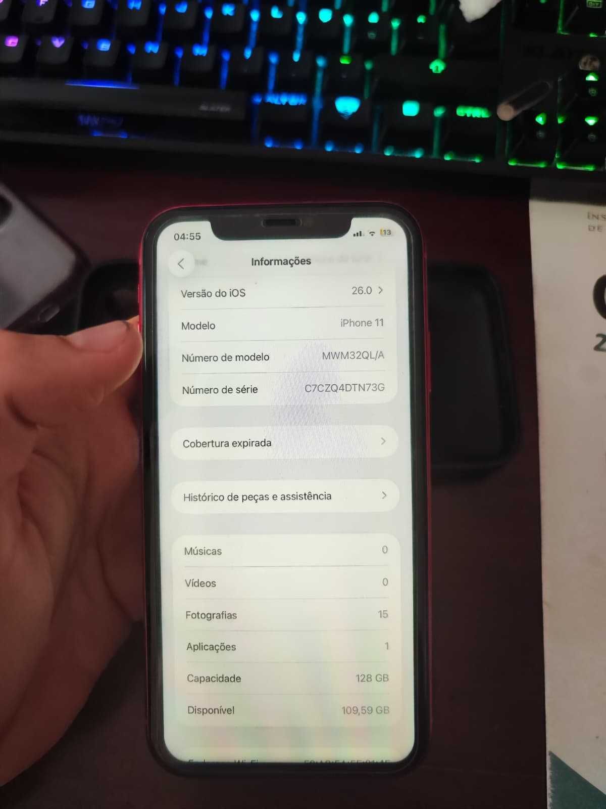 Iphone 11 128GB Vermelho