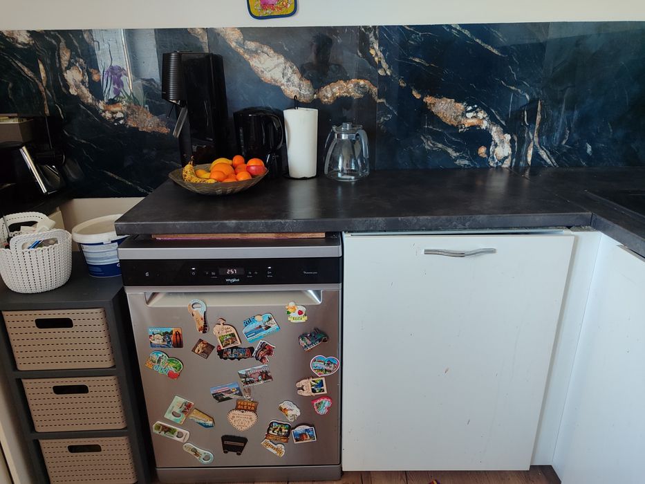 Kuchnia biała z zlewem