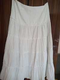 Продам юбка летняя белая, нарядная, не просвечивается, 46 размер