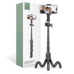 Tech-protect L07s Bluetooth Selfie Stick Flexible Tripod Black