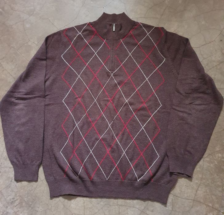 Camisola padrão argyle