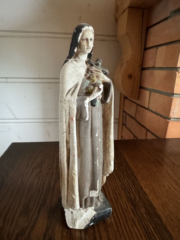 ŚWIĘTA TERESA, figurka, dewocjonalia, starocie, antyki, vintage