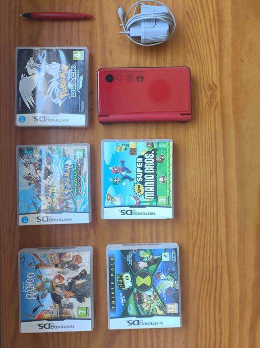 Nintendo Dsi XL Super Mario Bros 25th Anniversary + 5 jogos