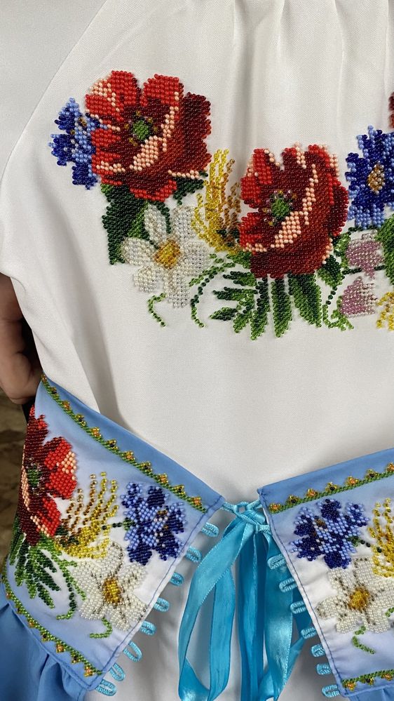 Українська вишиванка ,вишиванка ,вишиванка з бісеру,плаття