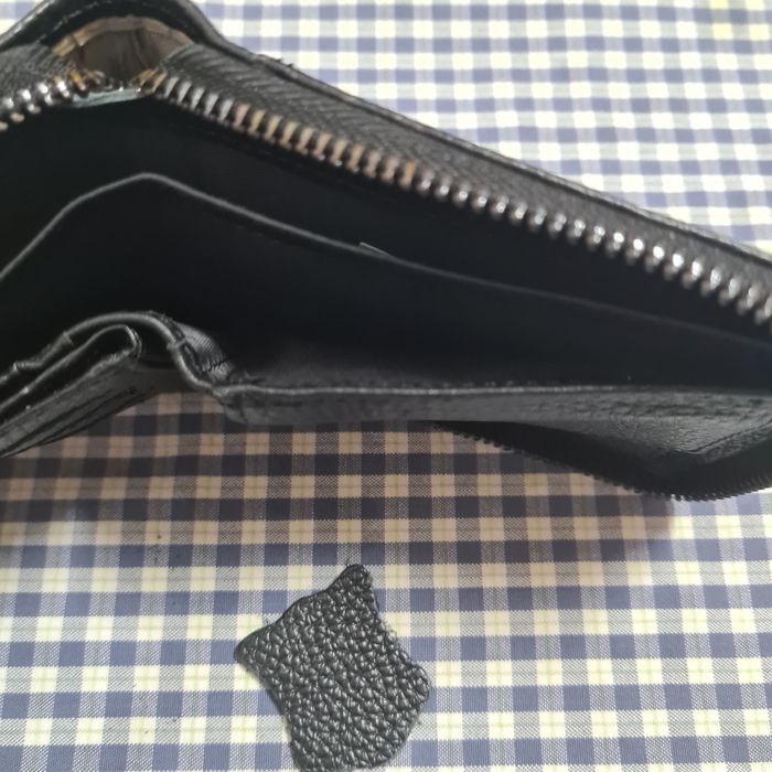 Carteira de homem em couro