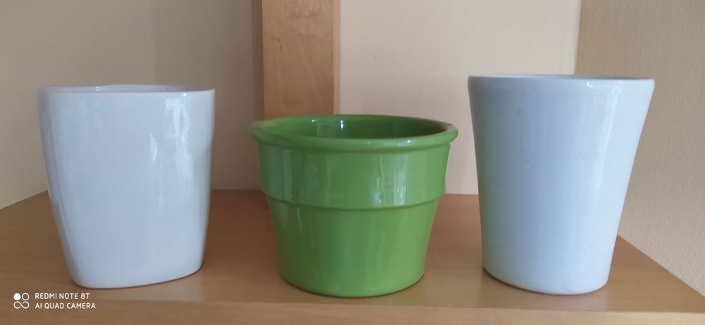 Trzy donice osłonowe 12 zł wyprzedaż