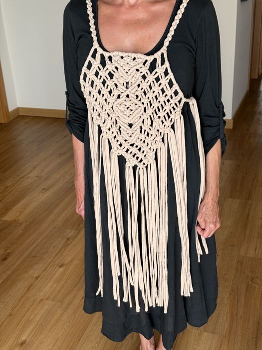 Сукня-туніка плетена макраме