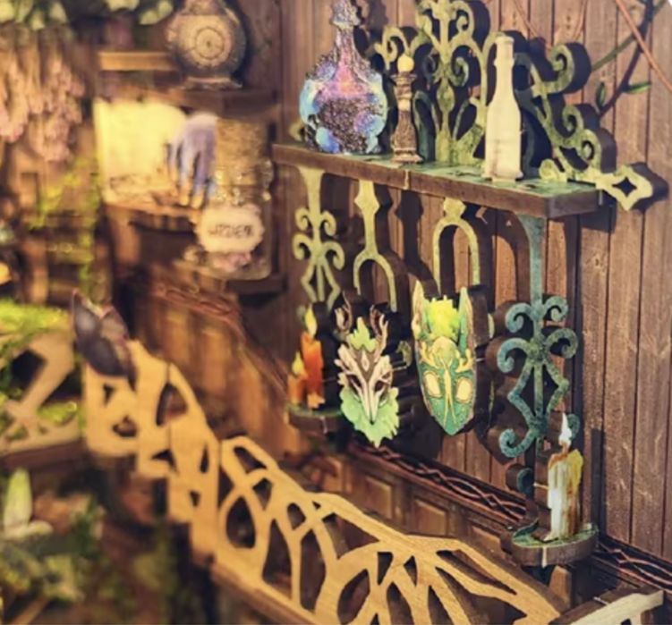 Бук Нук  Book Nook Green Fairyland 3D румбокс