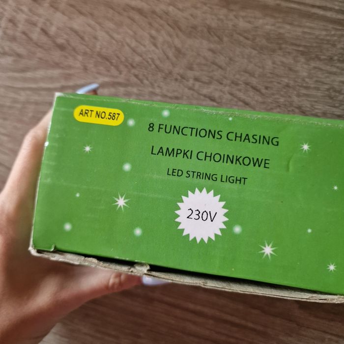 Nowe Lampki choinkowe Led kolorowe 13 metrów + 1,5 dodatkowego kabla