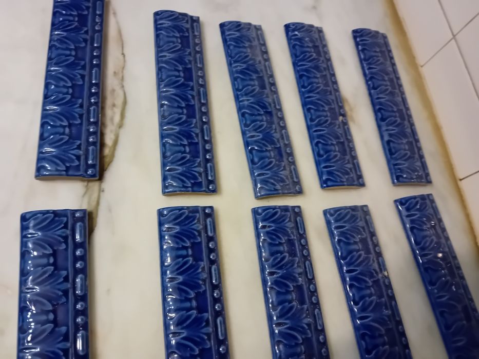 Conjunto de 15 Faixas de Azulejos Antigas
