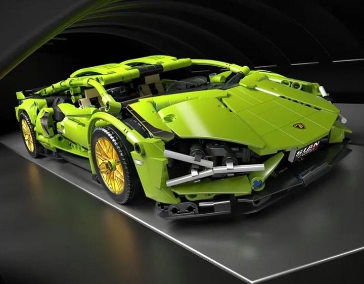 Конструктор Technic Lamborghini Sian 1299 деталей 1:14 в коробці